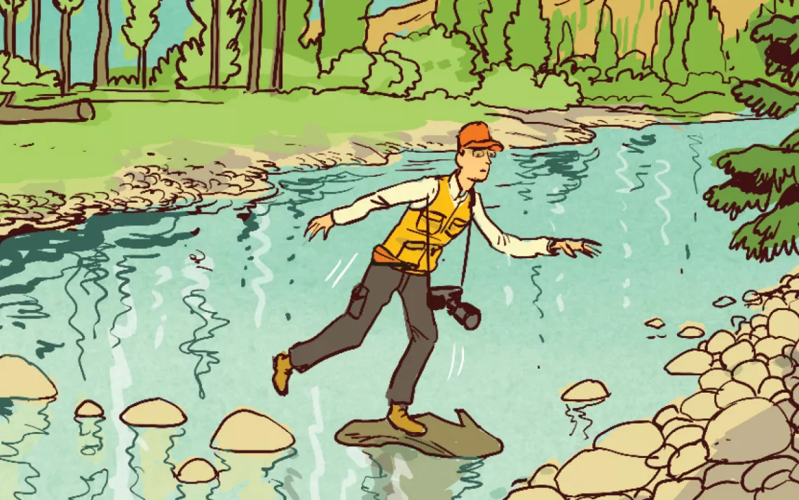 Adrenaline saves yet another clueless backpacker