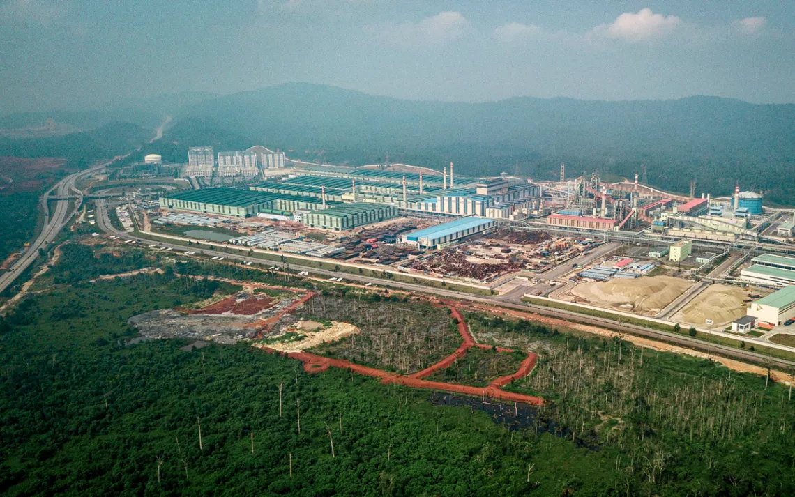 The Kuantan Industrial Park is dominated by Chinese companies.