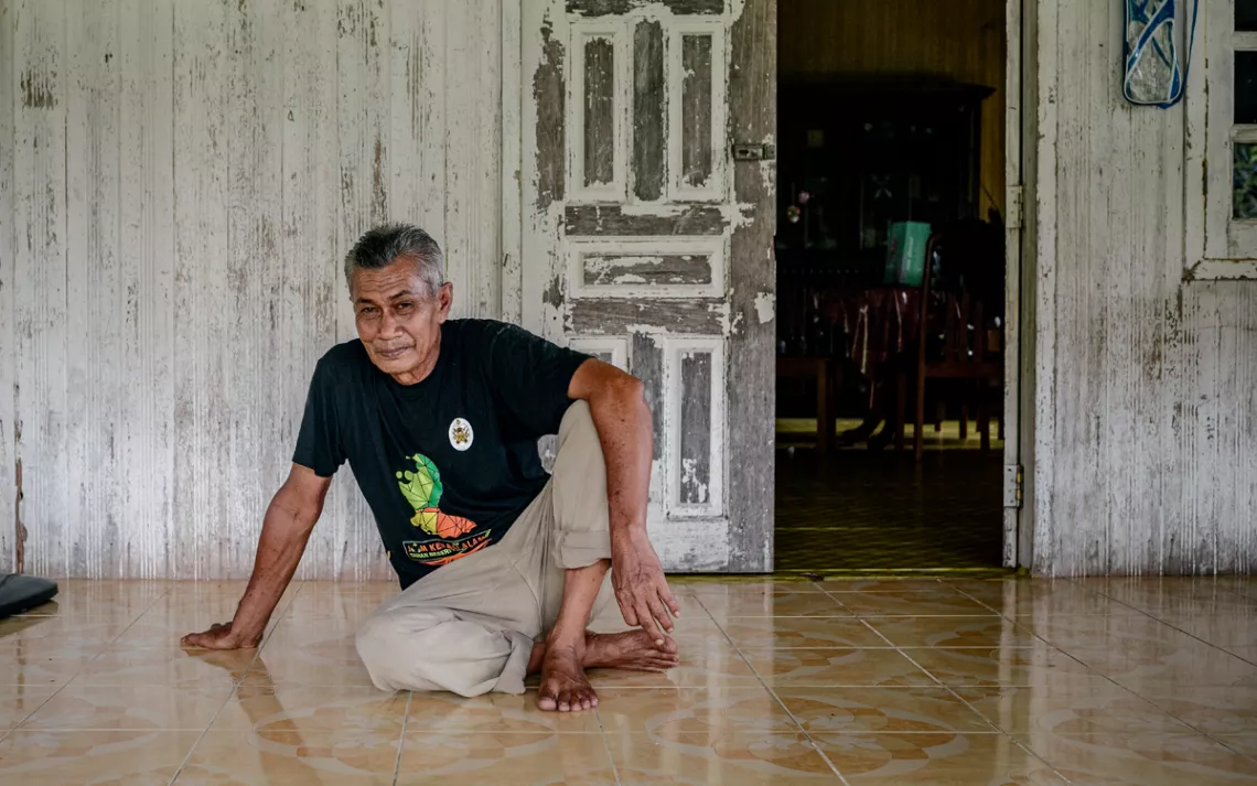  Tengku Azam is a retired fisherman who spearheaded the effort to create Setiu Wetlands State Park.