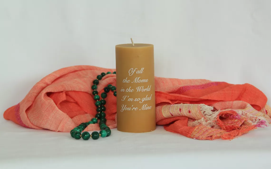 beeswax candle