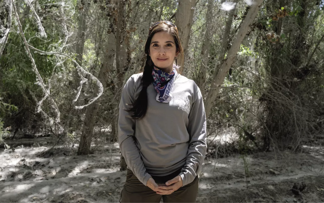 Gabriela González began working on the delta restoration in 2015.