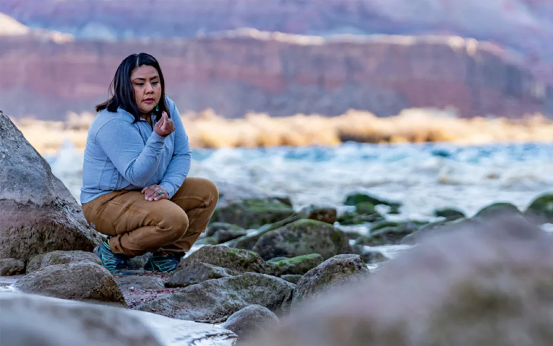 Navajo Nation hydrologist Crystal Tulley-Cordova