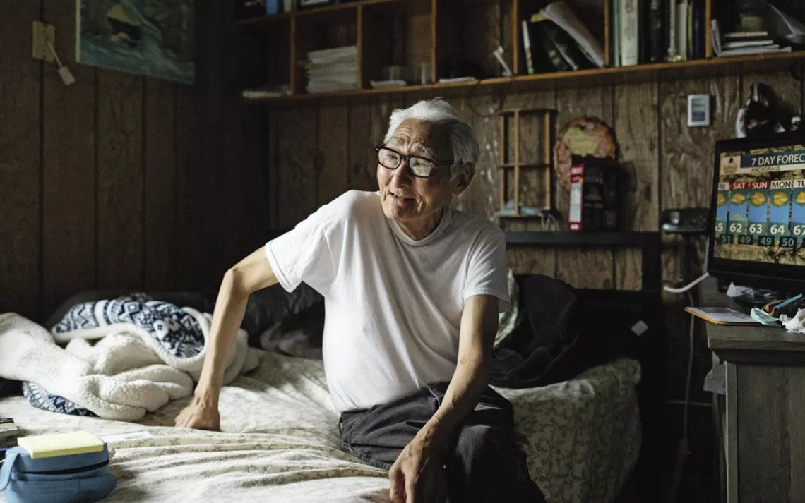 Grant Ballot recalls when the Selawik River was narrow enough to skip a coin across.