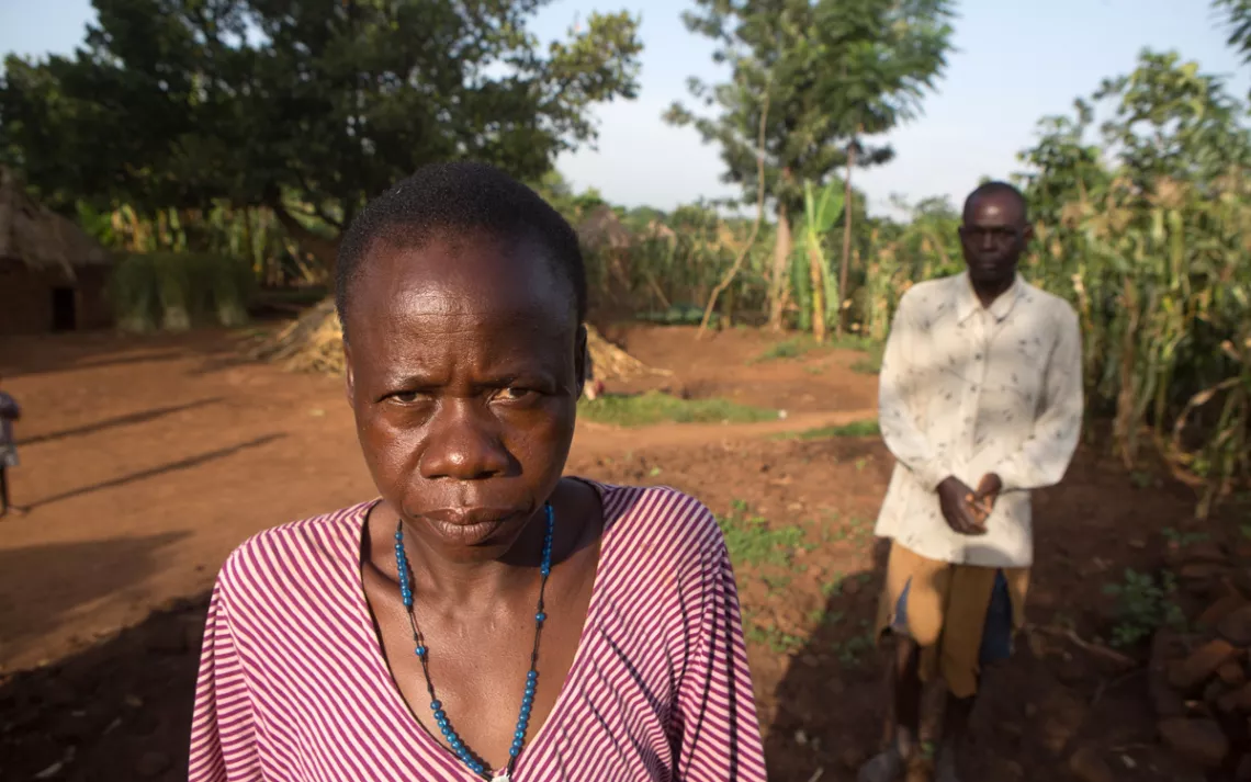 Lucy Achieng Kizito, chairperson of a group in the Osukuru United Women Network