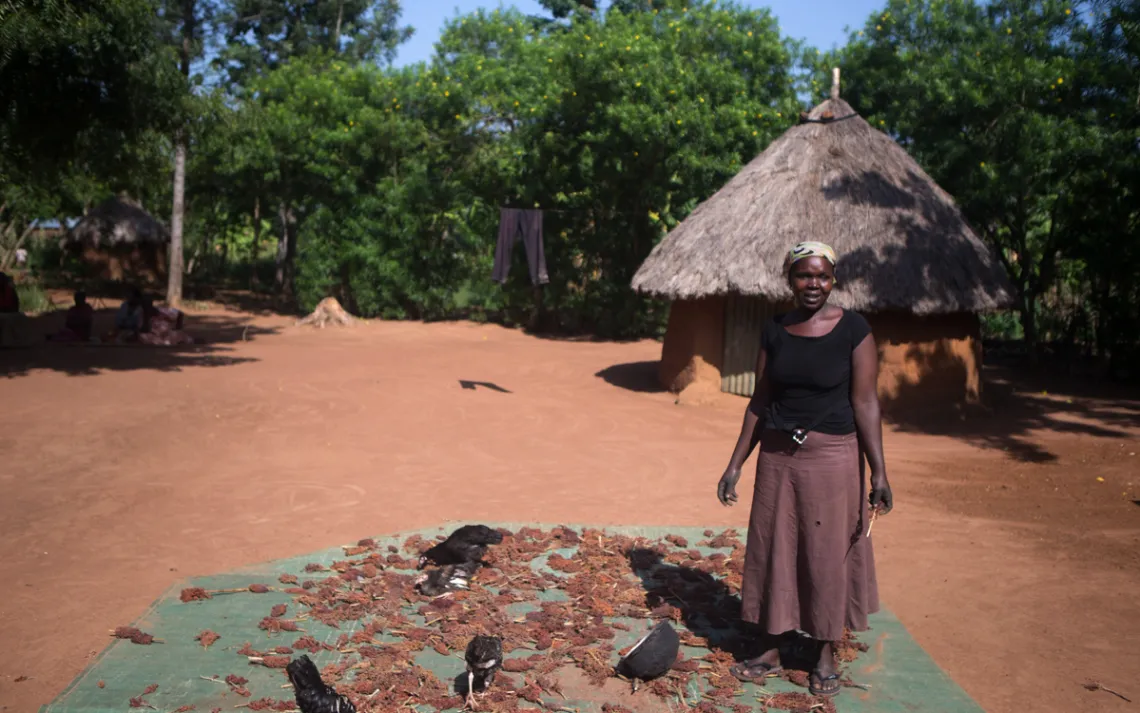 Irene Barbara Amayo, chairperson of a group in the Osukuru United Women Network