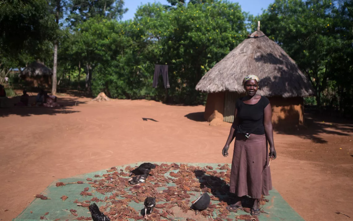 Irene Barbara Amayo, chairperson of a group in the Osukuru United Women Network