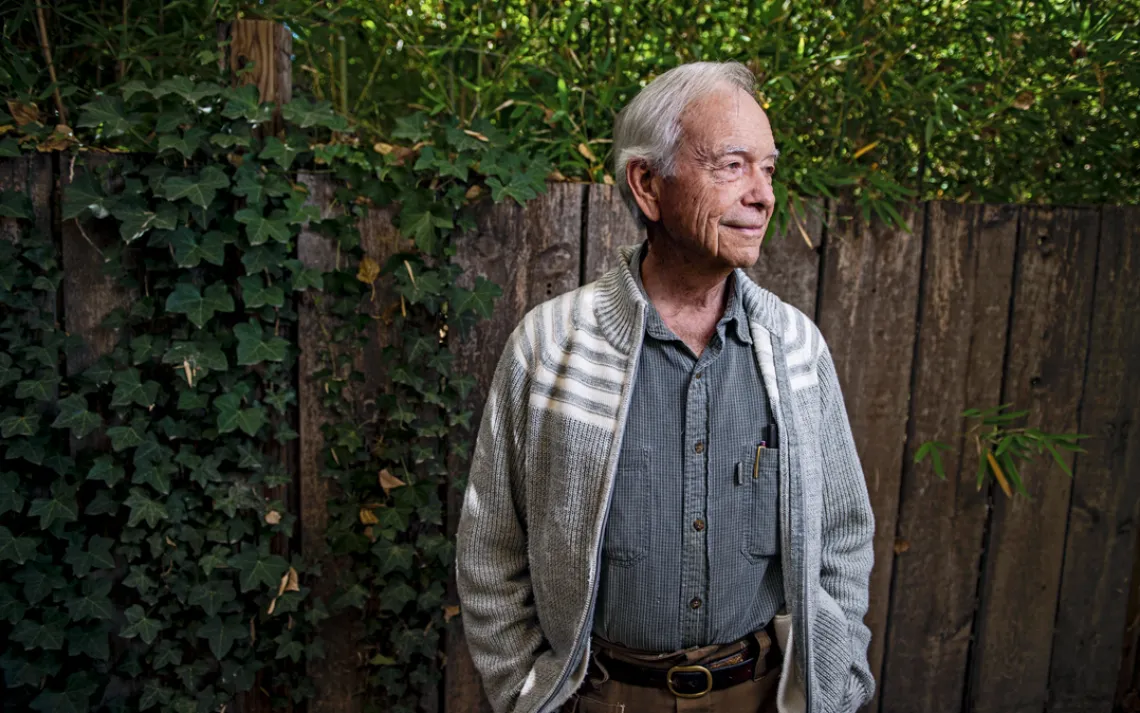 Allan Savory at his home in Albuquerque