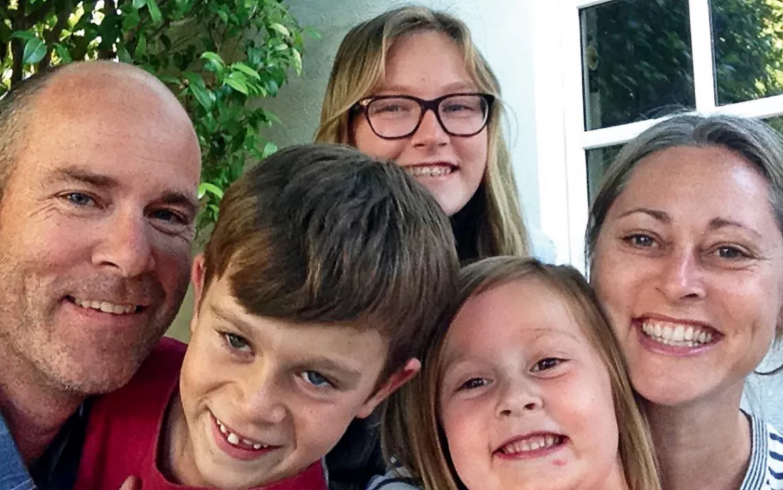 Michael, Mary, and their children