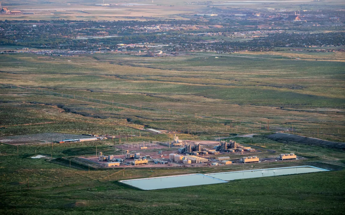 A Black Hills Energy power planet near Pueblo, Colorado