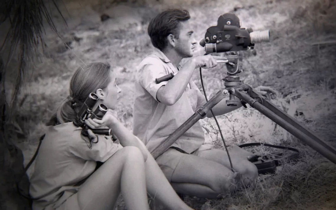 The fiercely independent Jane Goodall initially resented the company of National Geographic–dispatched photographer Hugo van Lawick in Gombe, Tanzania.