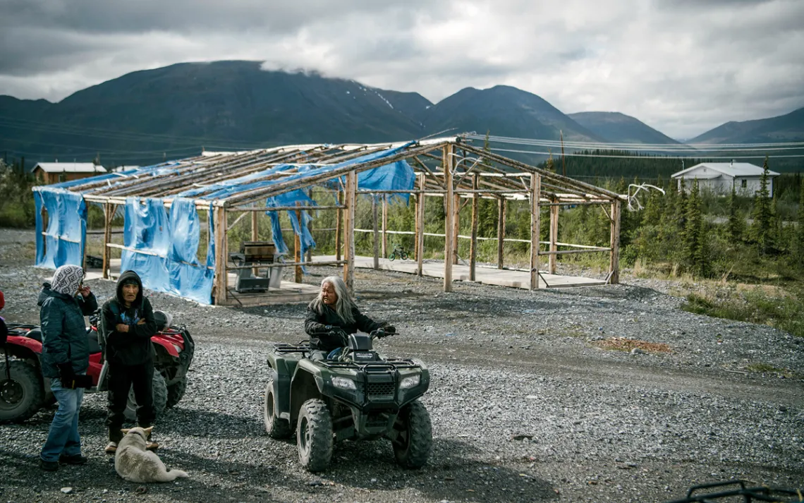 The Gwich'in residents of Arctic Village have led the fight against oil drilling in the region.