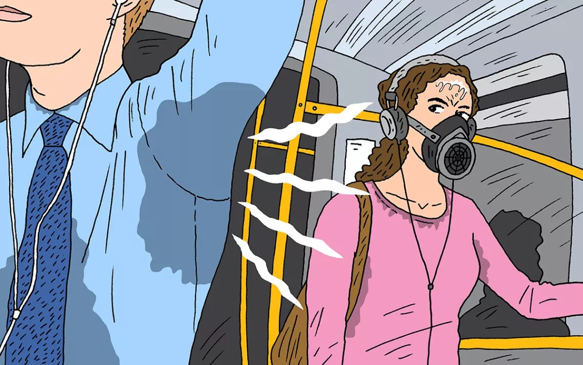 Soaring temperatures in Vienna, Austria, lead transit authorities to&nbsp;pass out deodorant&nbsp;to passengers on the city's subway.