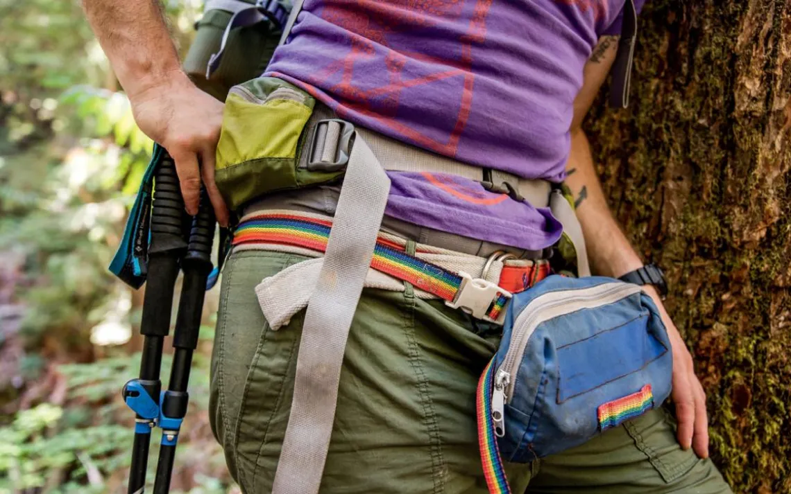 A hiker with the Venture Out Project