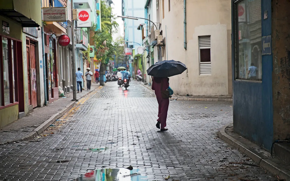 the capital is only a downpour away from a flood