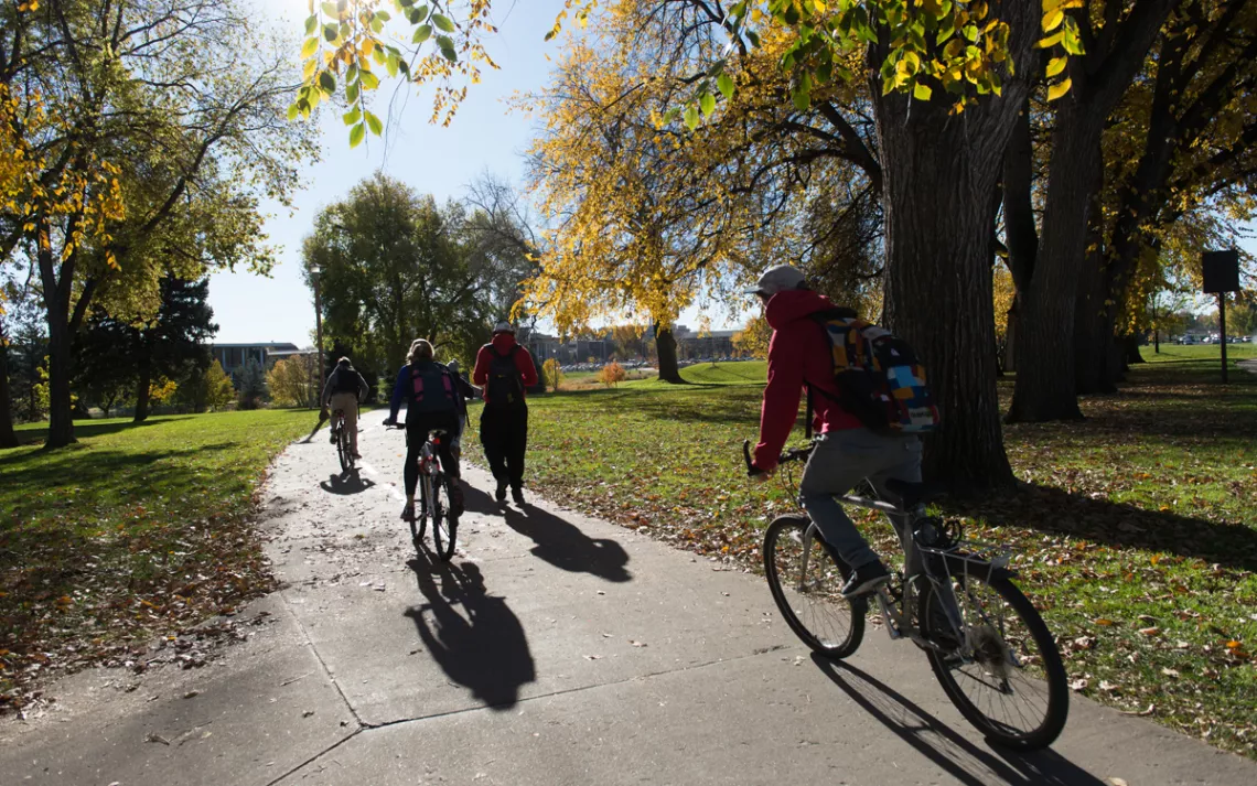 CSU was designated a platinum-level Bicycle Friendly University by the League of American Bicyclists.