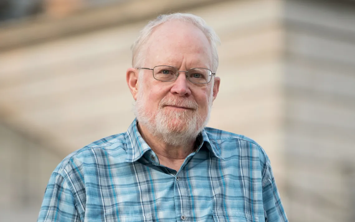 Tom Clements in front of the state house in Columbia, South Carolina