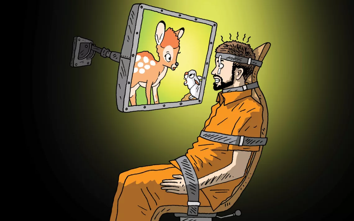 A deer poacher in Missouri is sentenced to watch Bambi once every month during his yearlong prison term.