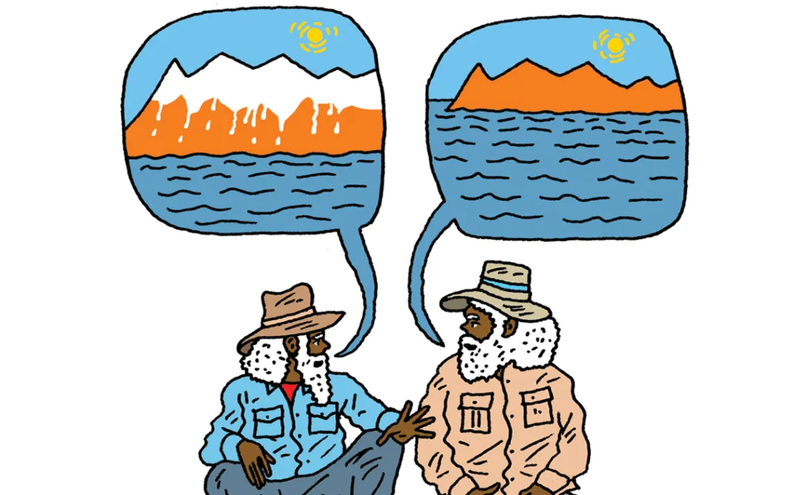 Aboriginal people in Australia have oral traditions related to events 10,000 years ago—including the rise of sea levels at the end of the last ice age.