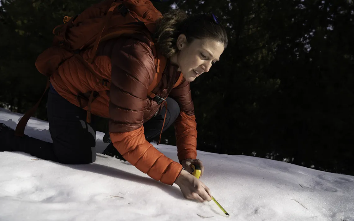 Collecting eDNA samples