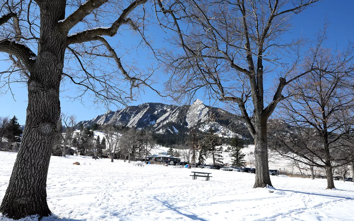 Flatiron Mountains in Colorado