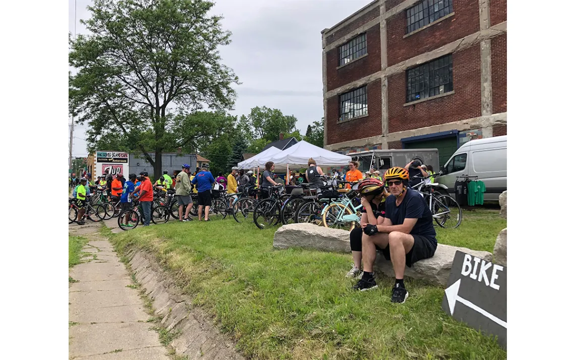 Hundreds of cyclists participated in Flint’s inaugural Cycle Fest on June 16, 2019. 