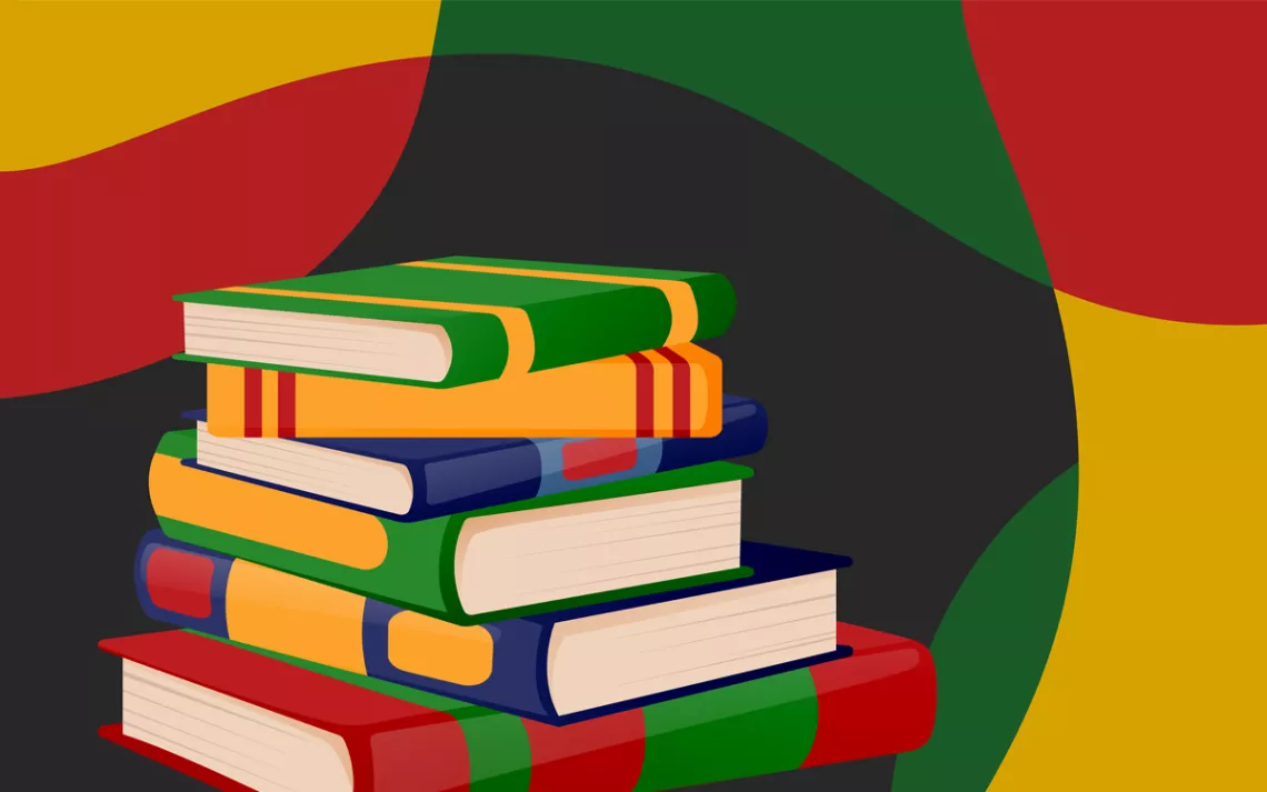 Illustration of books