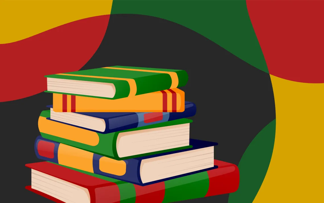Illustration of books