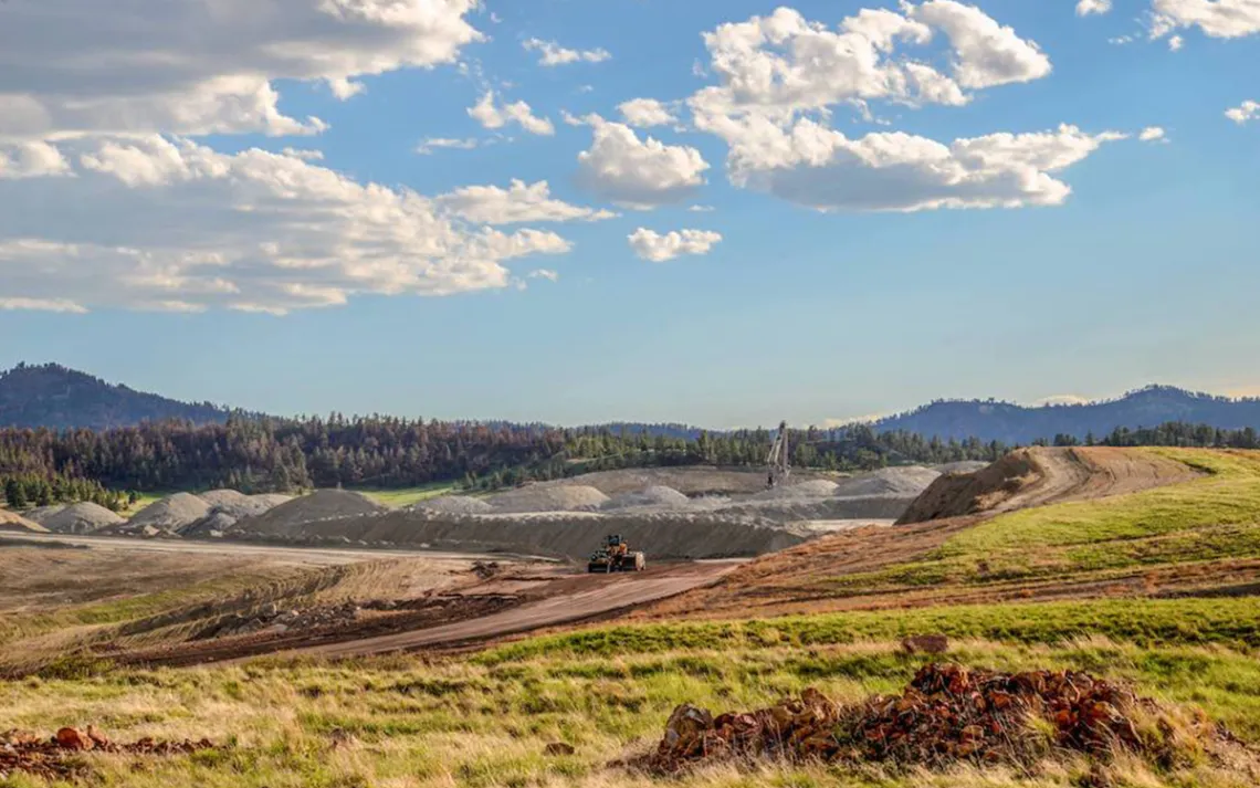 Mine work at Westmoreland’s Rosebud Mine near Colstrip.