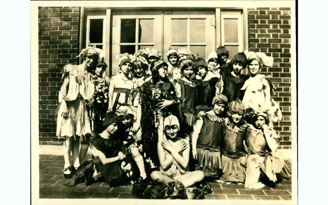 Photo from a children’s wildflower pageant in Philadelphia, Pennsylvania, April 1929.