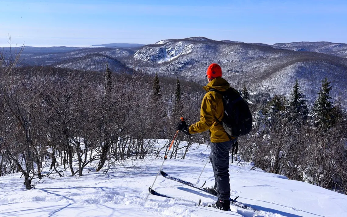 Backcountry skiing