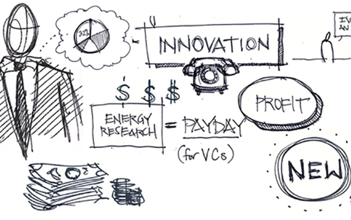 Illustrations about clean energy investing