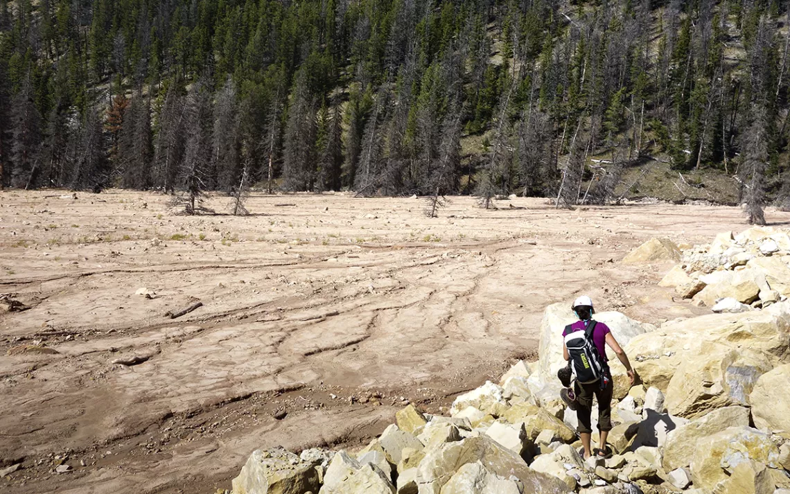 Crystal Lake moonscape