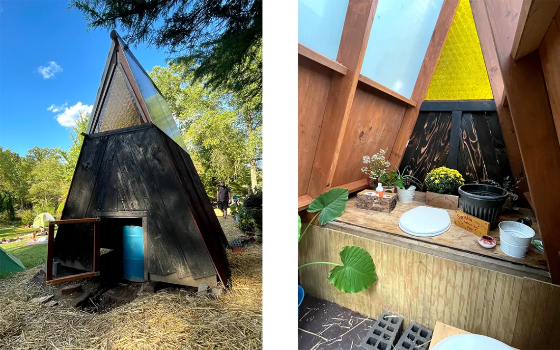 Compostable Toilet. | Photos Courtesy Kelsey McWilliams