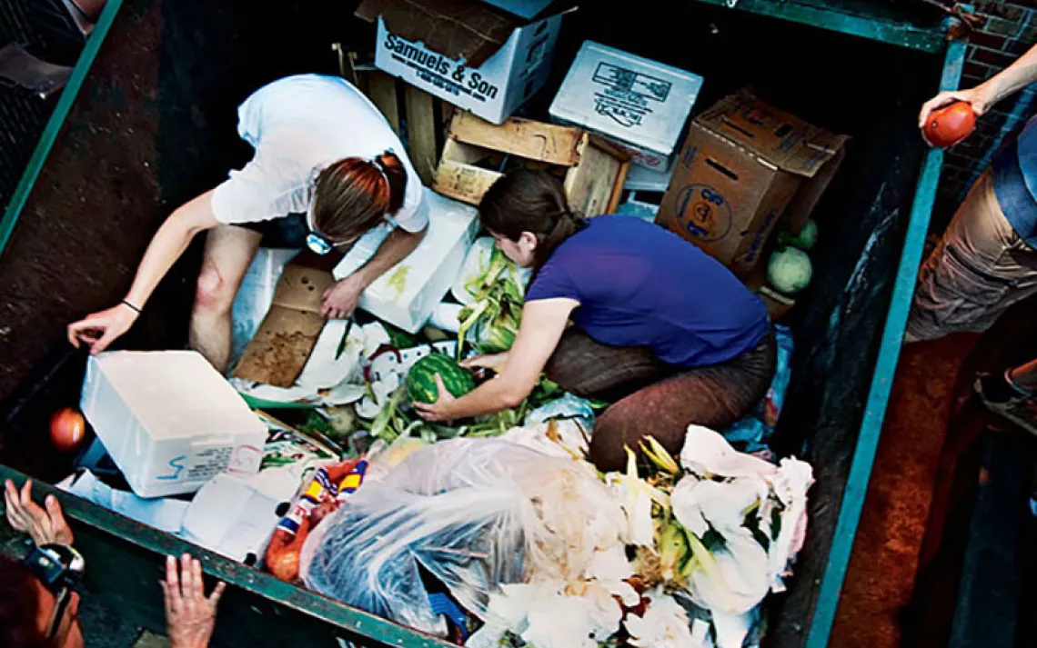 'We can't predict what awaits us behind the supermarket—a week's worth of dinners or maybe a lone fruit smeared in goo.'