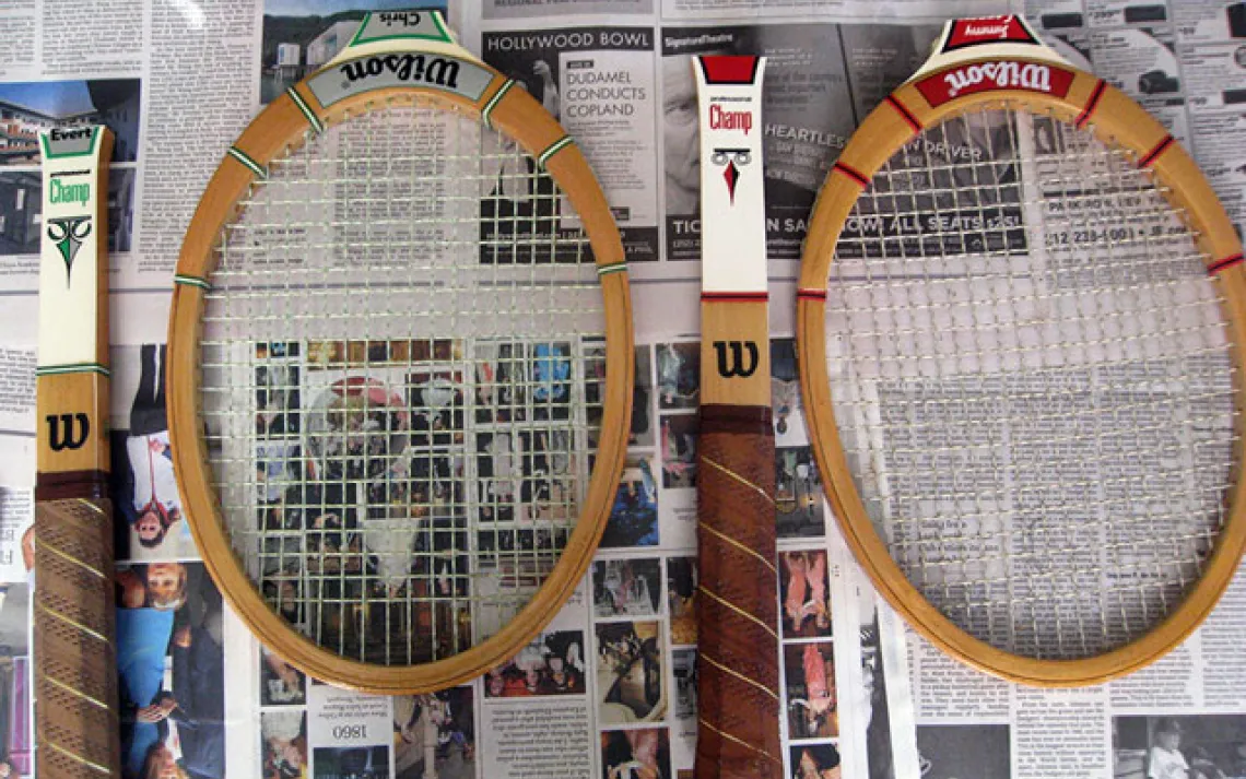 tennis racket table