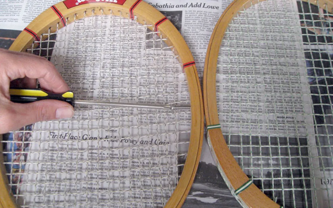 tennis racket table