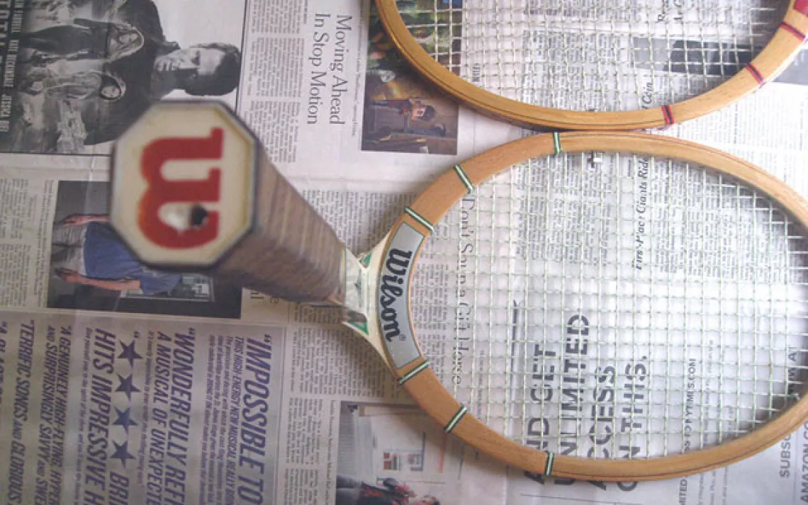 tennis racket table