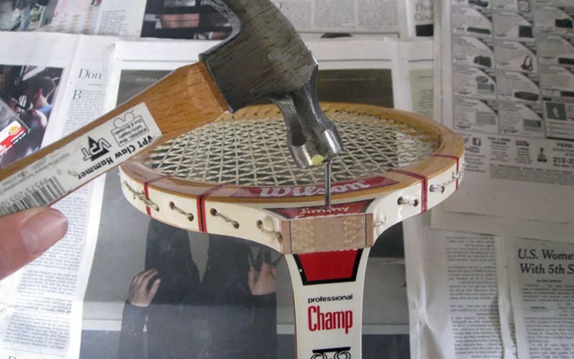tennis racket table