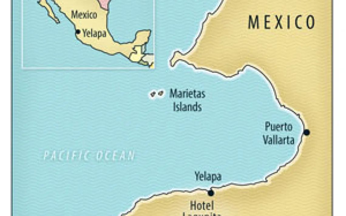 Map with Hotel Lagunita