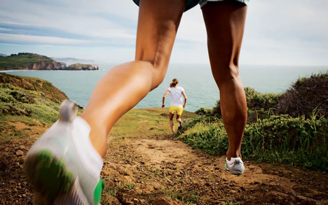 person running