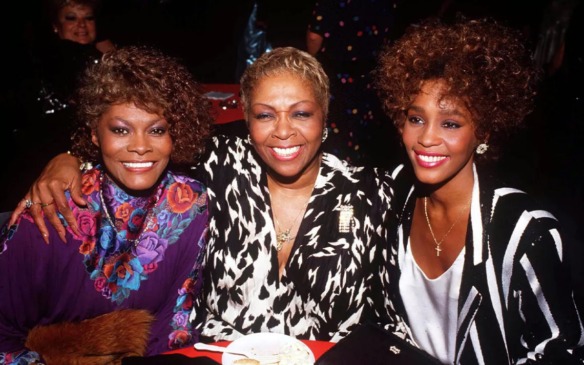 Dionne Warwick, Cissy Houston and Whitney Houston