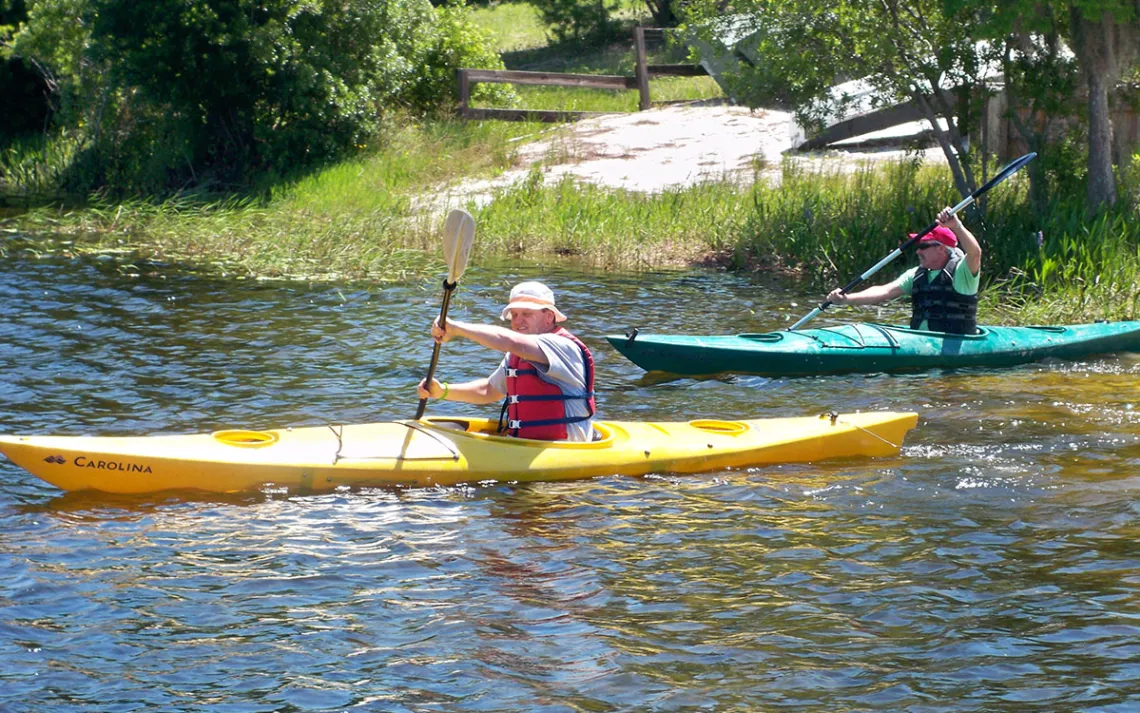 kayakers