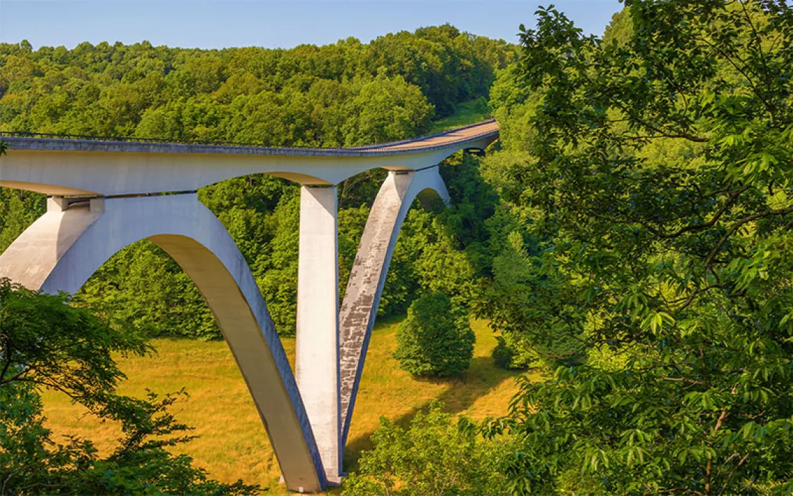 The Natchez Trace Parkway Bridge