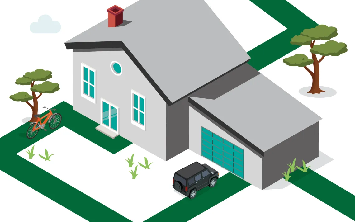 Illustration of a home