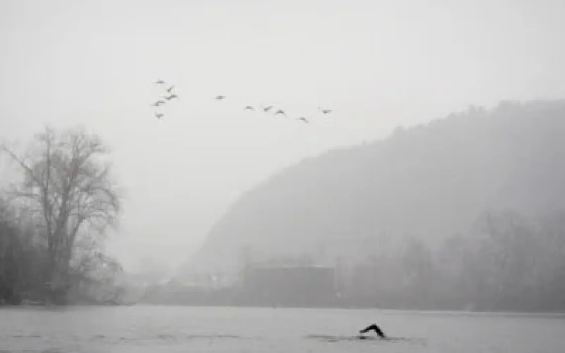 Christopher Swain, long-distance swimmer