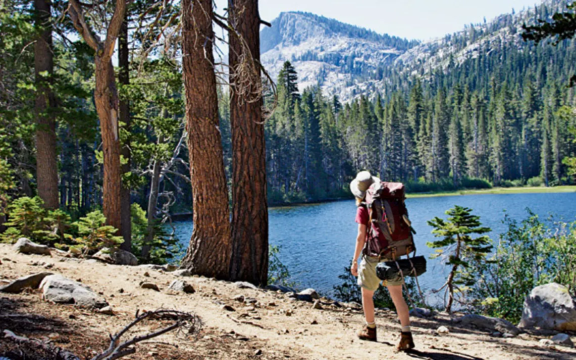 Lake Genevieve, in the Sierra's Desolation Wilderness