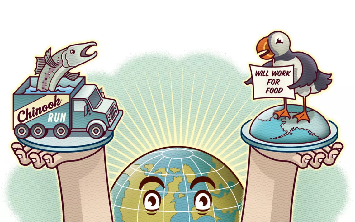 On the One Hand: Salmon