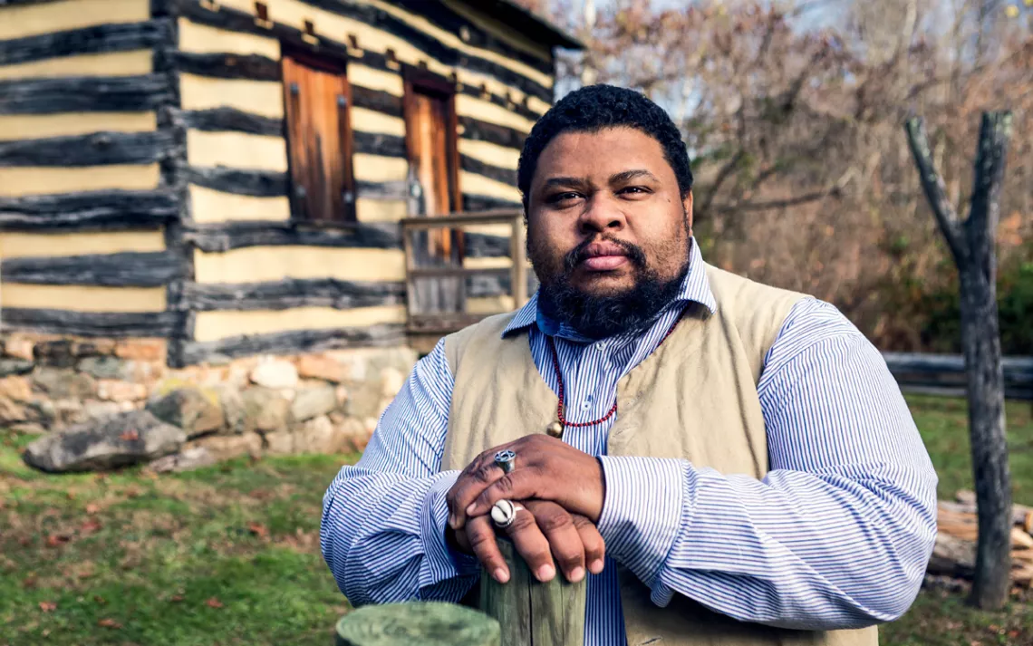 Michael Twitty, founder of Afroculinaria, a food blog that documents African American historic foodways and their legacy