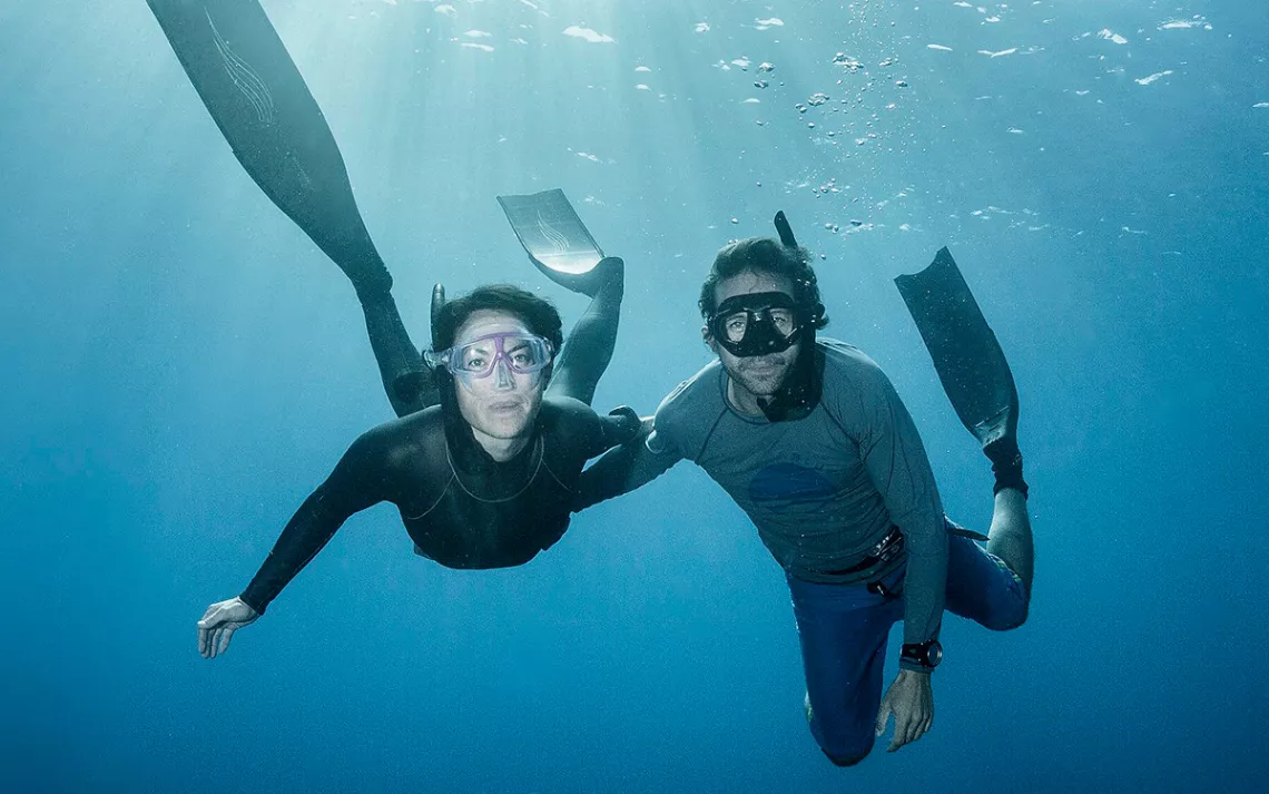 Project Earth scuba divers