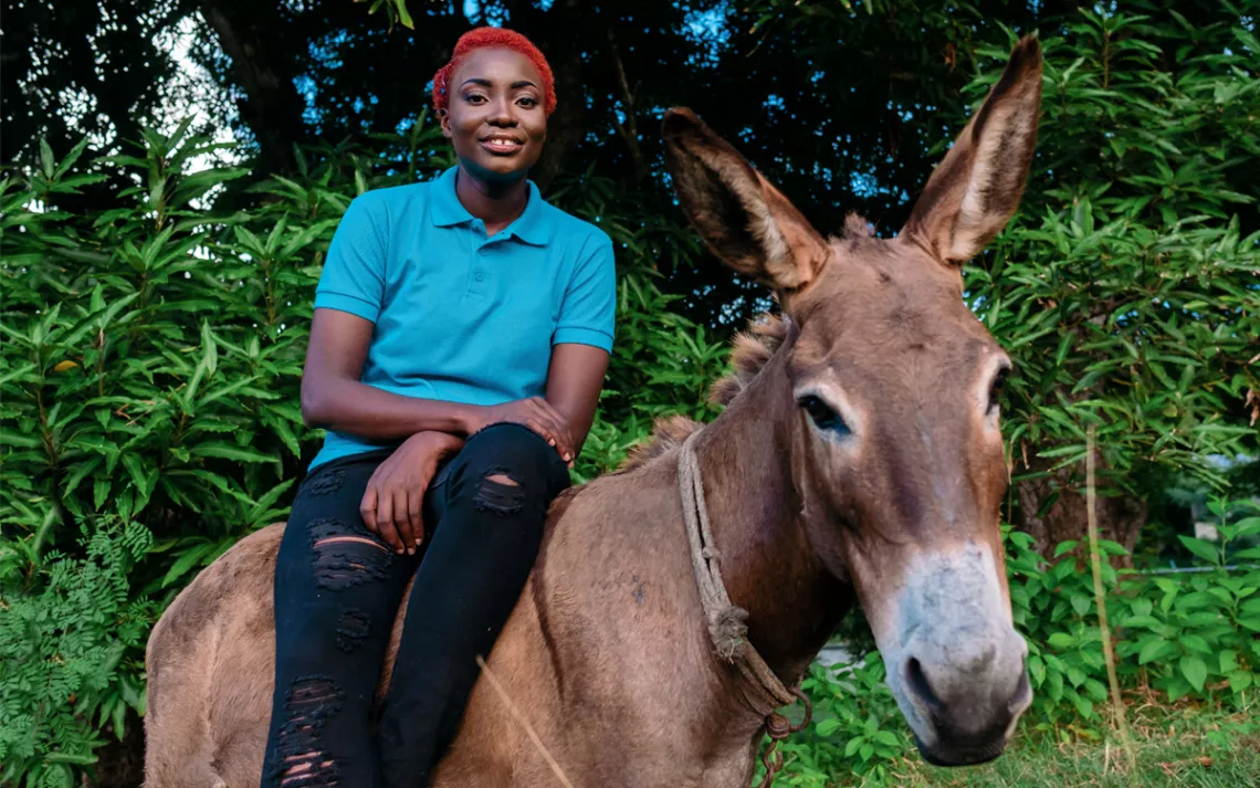 Refica Attwood, executive director of Wallings Nature Reserve in Antigua.